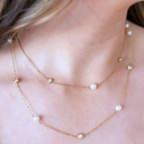 Kate Pearl Diamond Layer Necklace