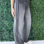 Faux Denim Track Pants - The 308 Boutique