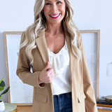 Boyfriend Blazer w/ Princess Darts - The 308 Boutique