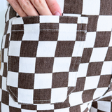 Demi Checkered Bottoms w/ Elastic Band