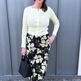 Eda Ren Floral Mesh Midi Skirt - The 308 Boutique