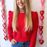 Textured Shoulder Detail Sweater - The 308 Boutique