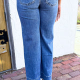 Maya High Rise Fab Ab Wide Leg Back Darts Wide Hem