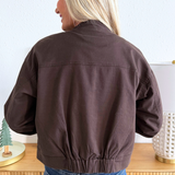 Cargo Pocket Bomber Jacket