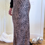 Izabel Leopard Skirt