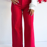 High Rise Wide Leg Ankle Denim