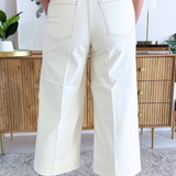 Stride HR Wide Leg Crop w/ Patch Pockets 26”