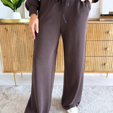 Brushed Modal Wide Leg Drawstring Pants