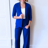 Recycled Shirred Sleeve Blazer