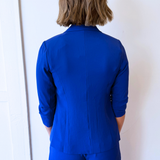 Recycled Shirred Sleeve Blazer