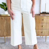Stride HR Wide Leg Crop w/ Patch Pockets 26”