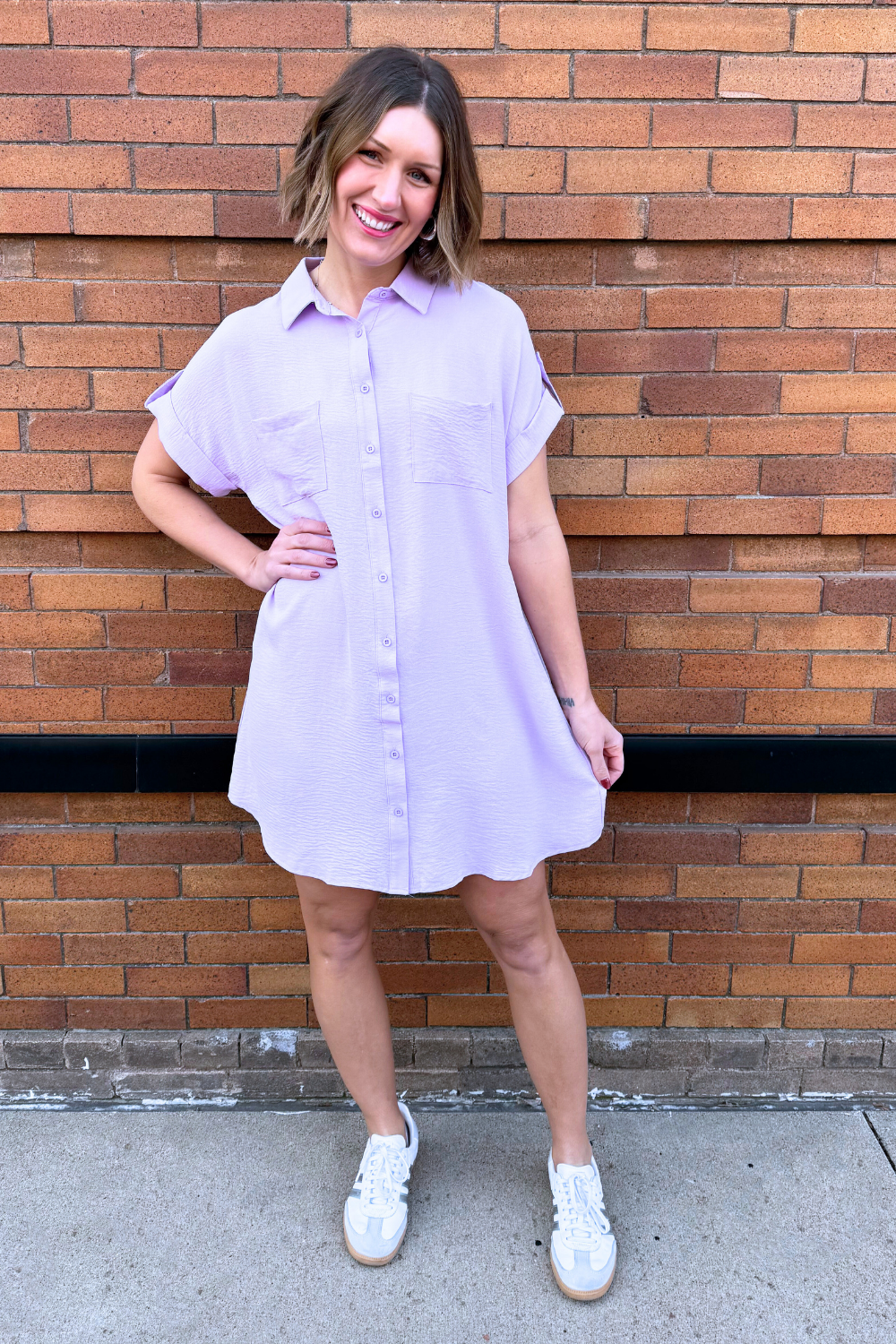 Drop Shoulder Button Up Woven Shirt Dress – The 308 Boutique Drop Shoulder Button Up Woven Shirt Dress – The 308 Boutique