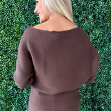 Off Shoulder Long Sleeve Top