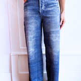 Elastic Waistband Denim