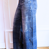 Elastic Waistband Denim
