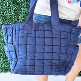 Dreamer Quilted Puffer Tote