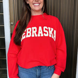 Nebraska Cloudy Knit Long Sleeve Top