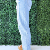 Slouchy Cropped Barrel Jeans with Curved Side Seam Detail