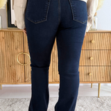 Ana High Rise Fab Ab Flare Raw Hem