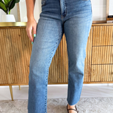 Kelsey High Rise Fab Ab Ankle Flare Inset Leg