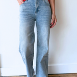 Ladies Woven Denim Pants