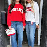Nebraska Cloudy Knit Long Sleeve Top