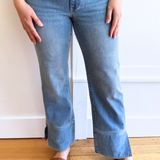 Kennedy Straight w/ Cuff and Slit 30" Inseam