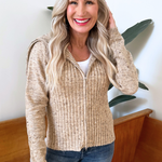 Freckled Yarn Sweater Cardigan - The 308 Boutique