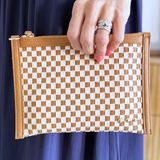 Veda Woven Crossbody and Clutch Bag