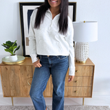 Pattie High Rise Straight Leg Back Darts 5 Pockets - The 308 Boutique