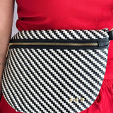 Diagonal Woven Westlyn Bum Bag