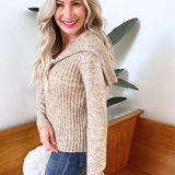 Freckled Yarn Sweater Cardigan - The 308 Boutique