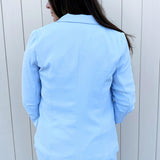 Recycled Shirred Sleeve Blazer