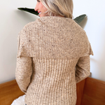 Freckled Yarn Sweater Cardigan - The 308 Boutique