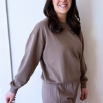 Soft Texture Relaxed Fit Sweatshirt - The 308 Boutique