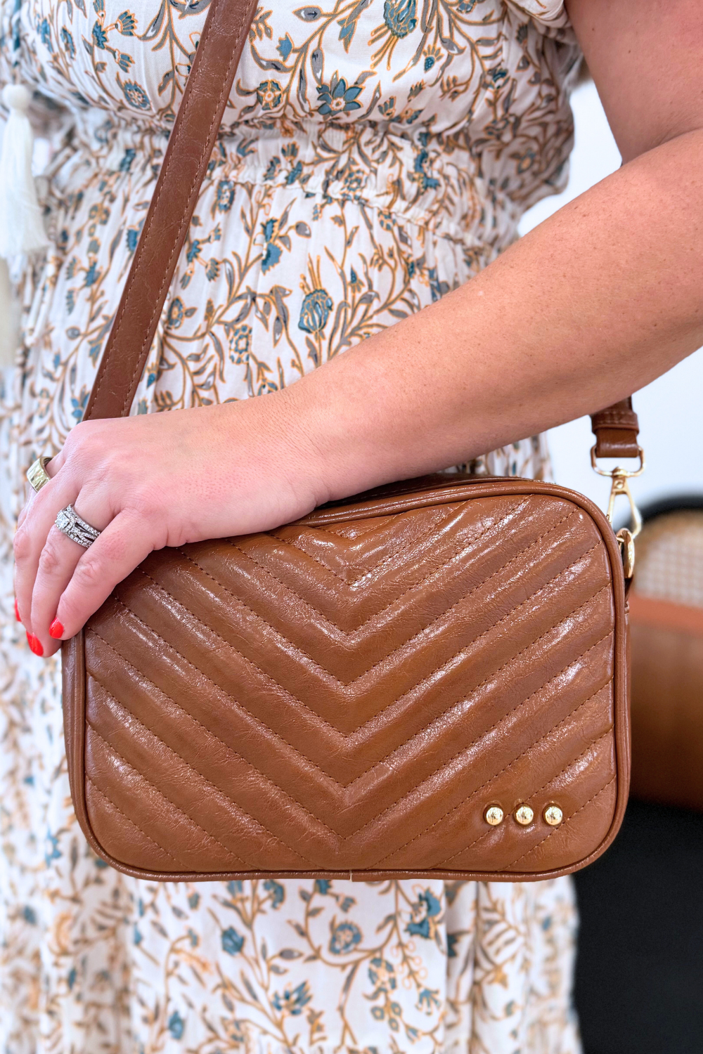 Coco Quilted Camera Crossbody Bag