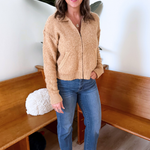 Zip Up Sweater Jacket - The 308 Boutique