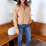 Zip Up Sweater Jacket - The 308 Boutique