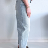 High Rise Crop Barrel Jeans