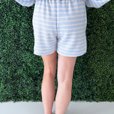 Sailor Cloudy Knit Stripe Shorts