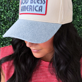 God Bless America Trucker Hat