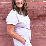Half Zip Popover Top