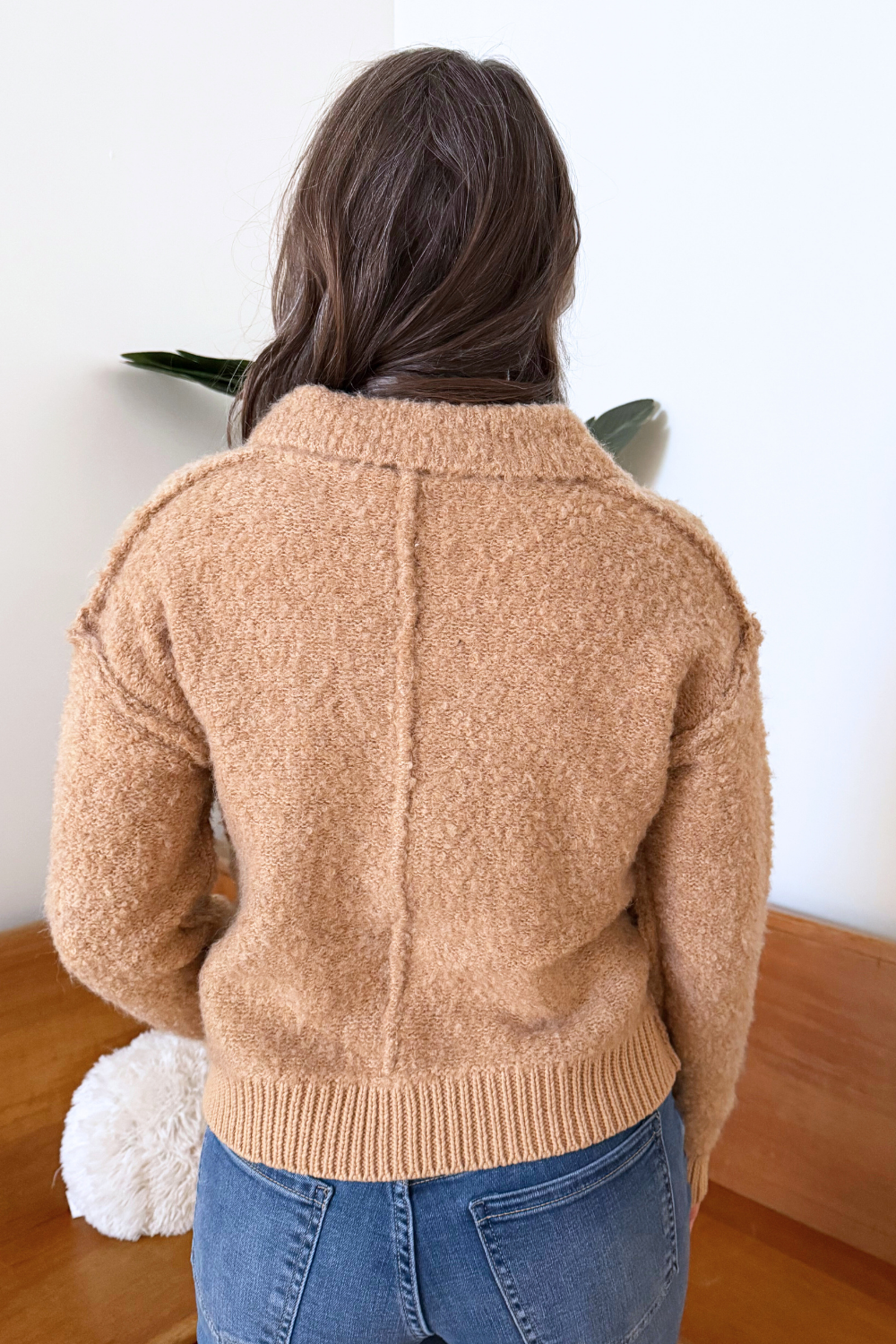 Zip Up Sweater Jacket - The 308 Boutique