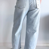 High Rise Crop Barrel Jeans