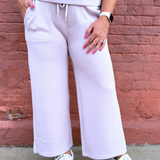 Pull On Wide Leg Crop Trouser