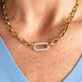 Michaela Diamond Chain Necklace
