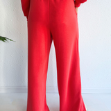 Brushed Modal Wide Leg Drawstring Pants