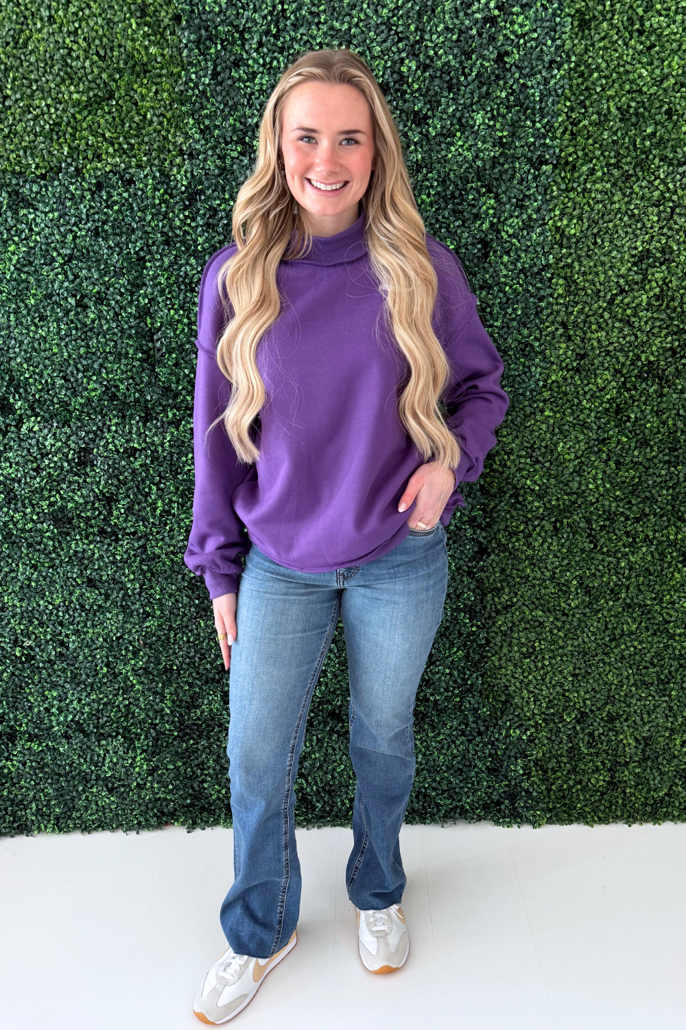 Kelly High Rise Fab Ab Ankle Flare Inset Leg - The 308 Boutique