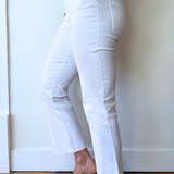 Kelsey High Rise Ankle Flare With Raw Hem