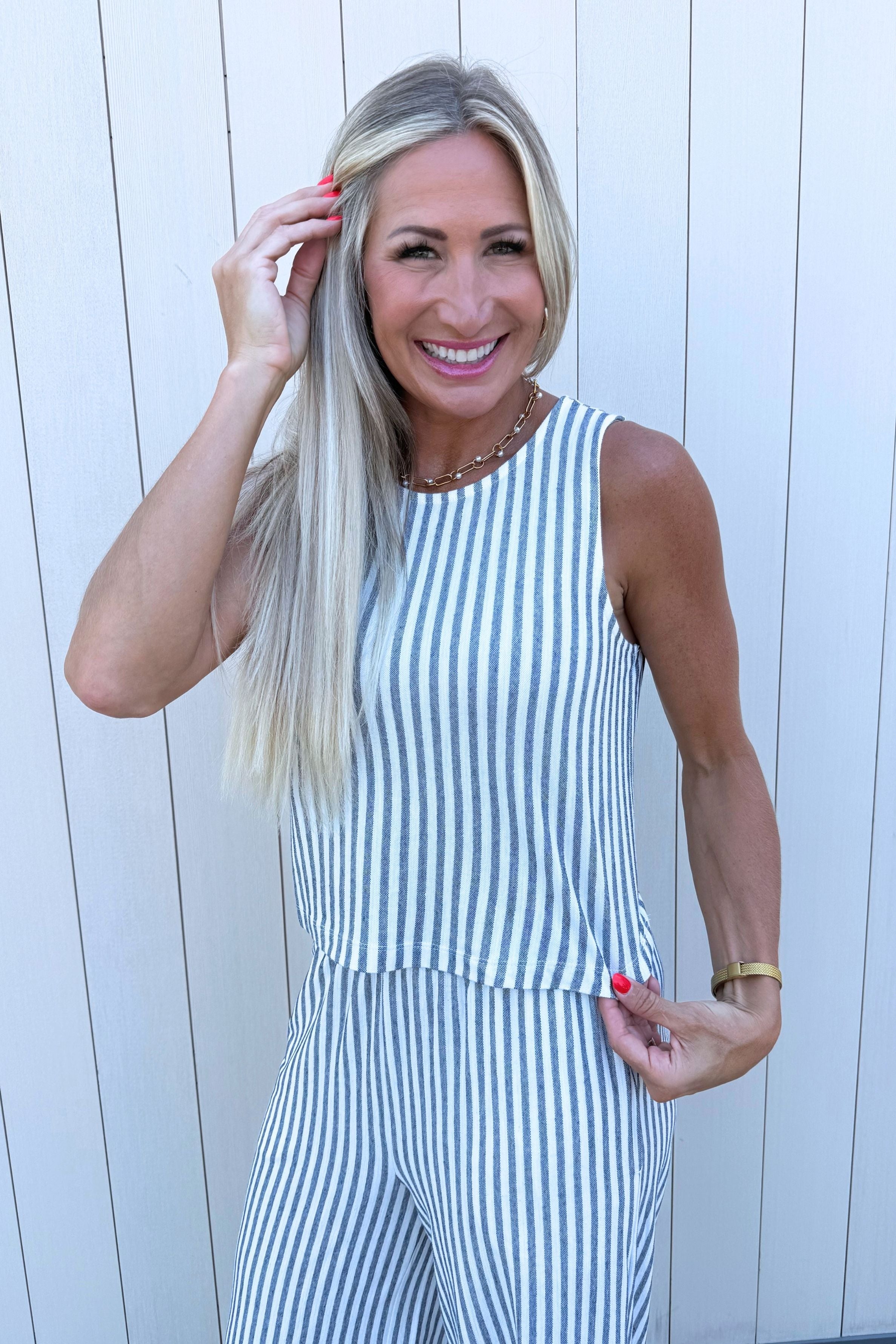 Sloane Knit Striped Top